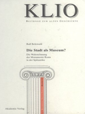 cover image of Die Stadt als Museum?
